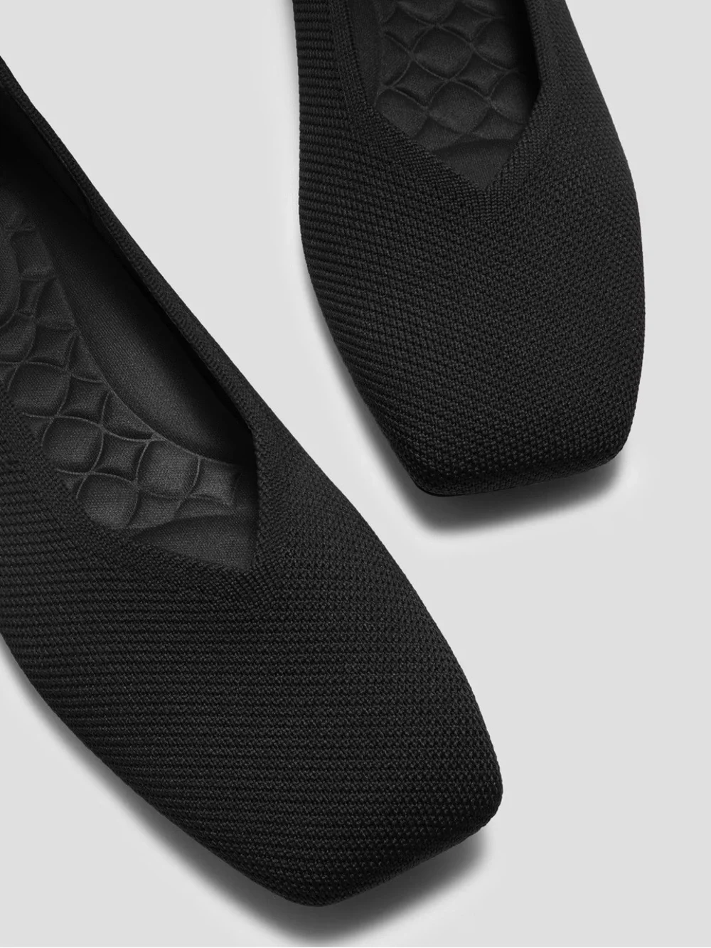 Vivaia Margot 3.0 Black Ballet Flats with Clip on Bows. Women’s 43 (US 11).